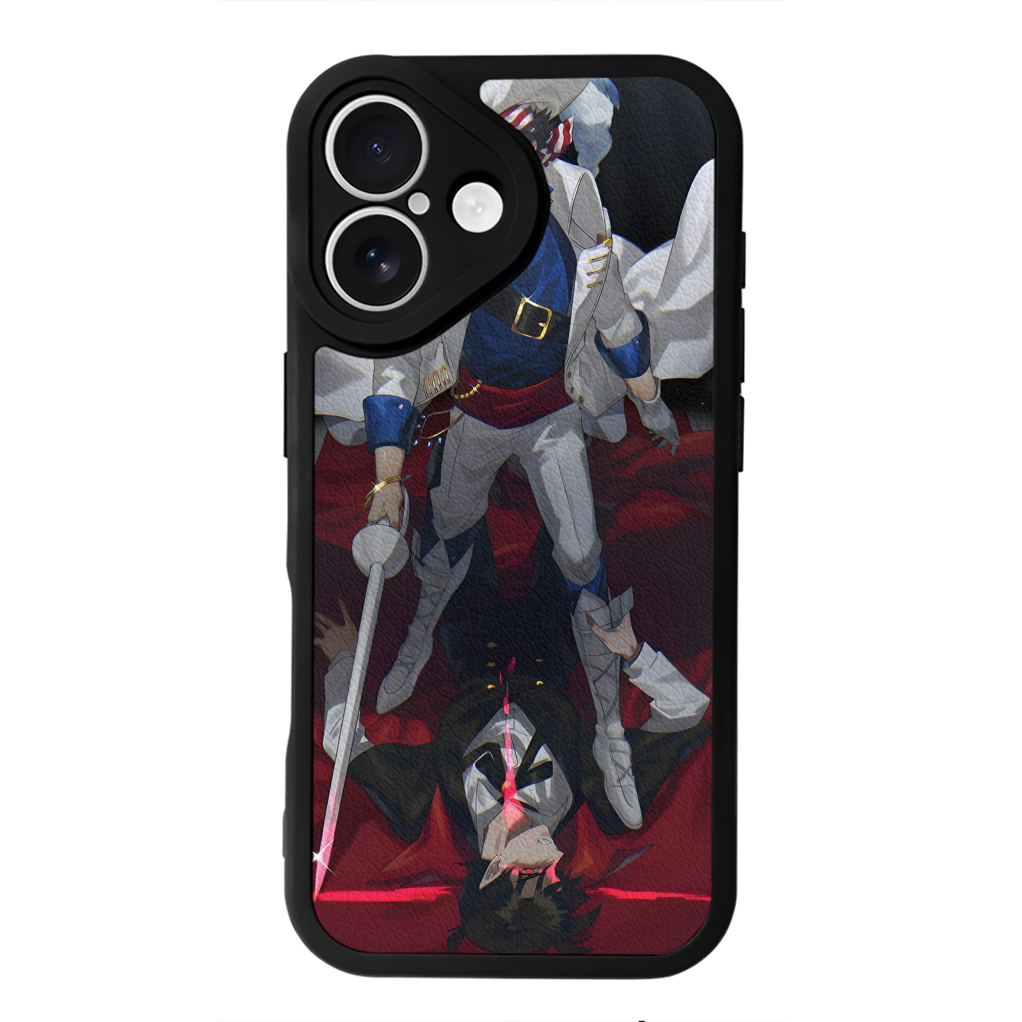（画像用） 名探偵コナン Detective Conan 【iPhone 16シリーズ対応】シリコンスマホケース（レザー調） 材質：シリコン